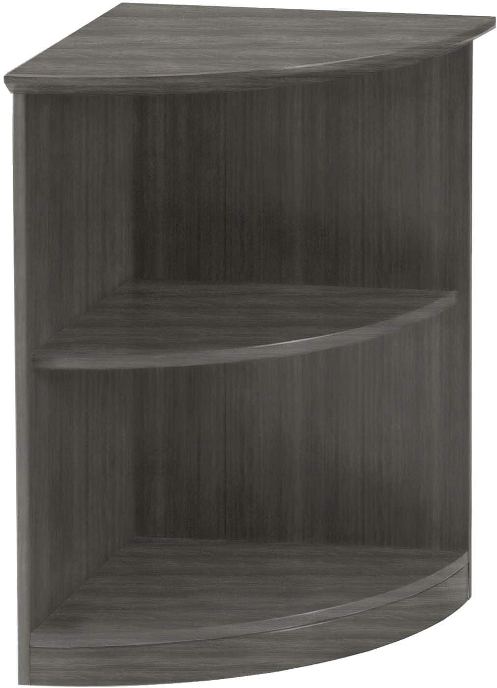 Safco Mayline Medina 2-Shelf Bookcase with 1/4 Round Laminate Finish - Compact Storage for Office, Home, or Classroom (Model MVBQ2)