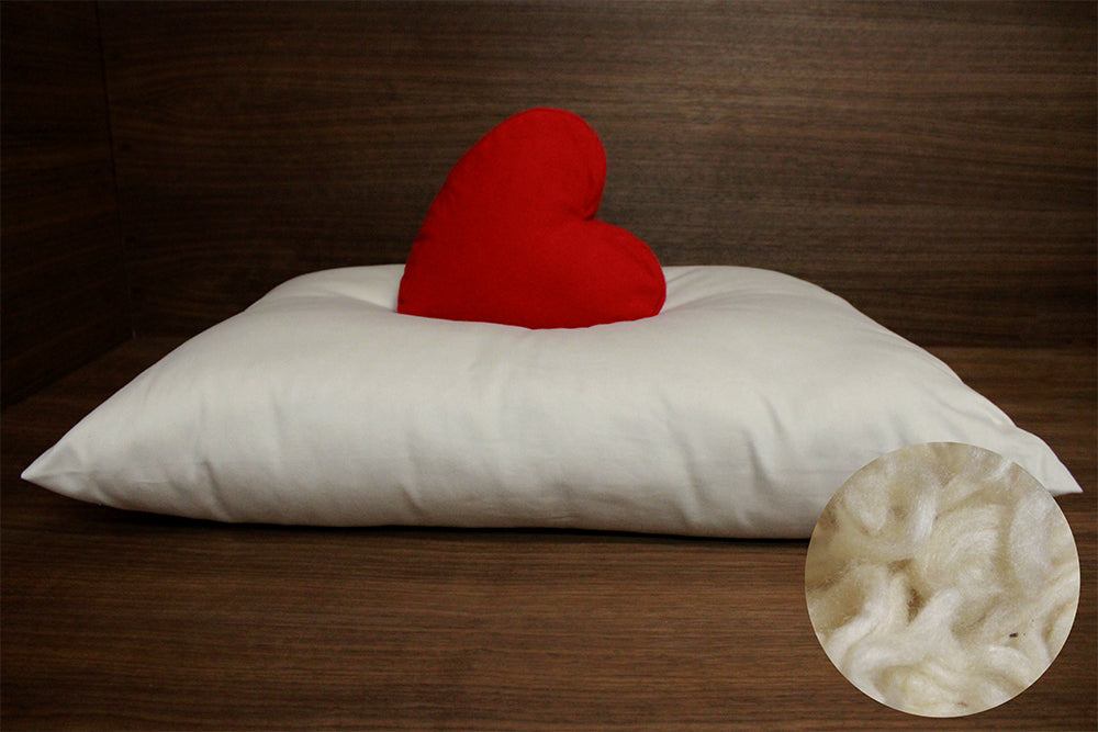 Organic Kapok Pillow for Side & Back Sleepers - Hypoallergenic, Breathable & Eco-Friendly - Perfect for Allergy Relief & Sustainable Bedroom Decor