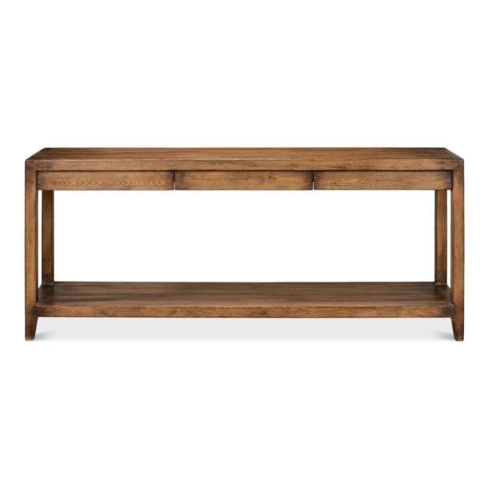 Stylish Anton Console Table with 3 Drawers - Perfect for Entryway, Living Room & Hallway Storage