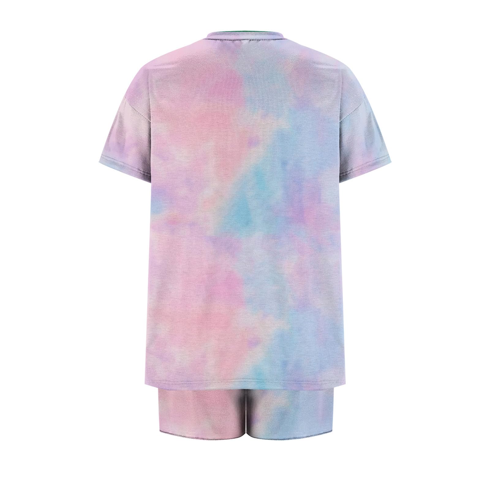 Women's 2-Piece Lounge Set - Soft Button-Up Short Sleeve Top & Drawstring Shorts | Comfy Sleepwear & Loungewear for Relaxing at Home, Travel & Vacation