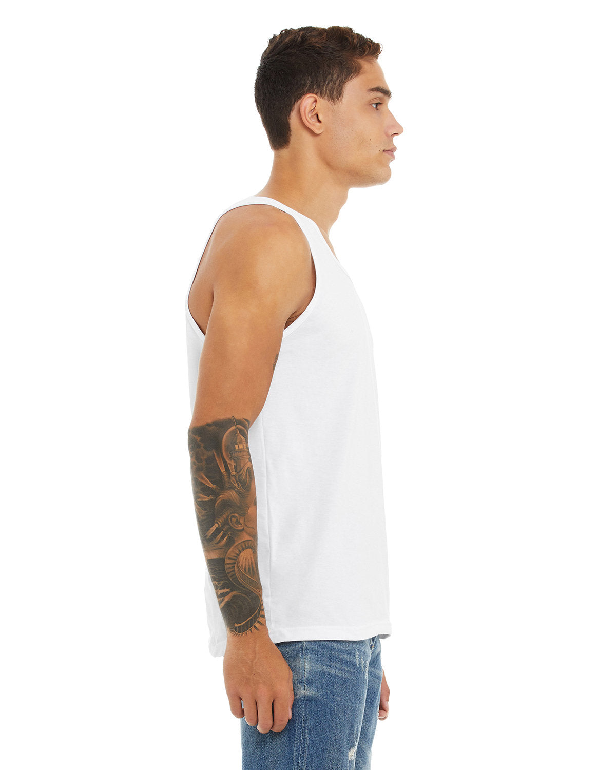 Bella + Canvas 3480 Unisex Jersey Tank Top - Soft Cotton Spaghetti Strap Shirt for Men & Women | Perfect for Gym, Beach, Layering & Casual Wear