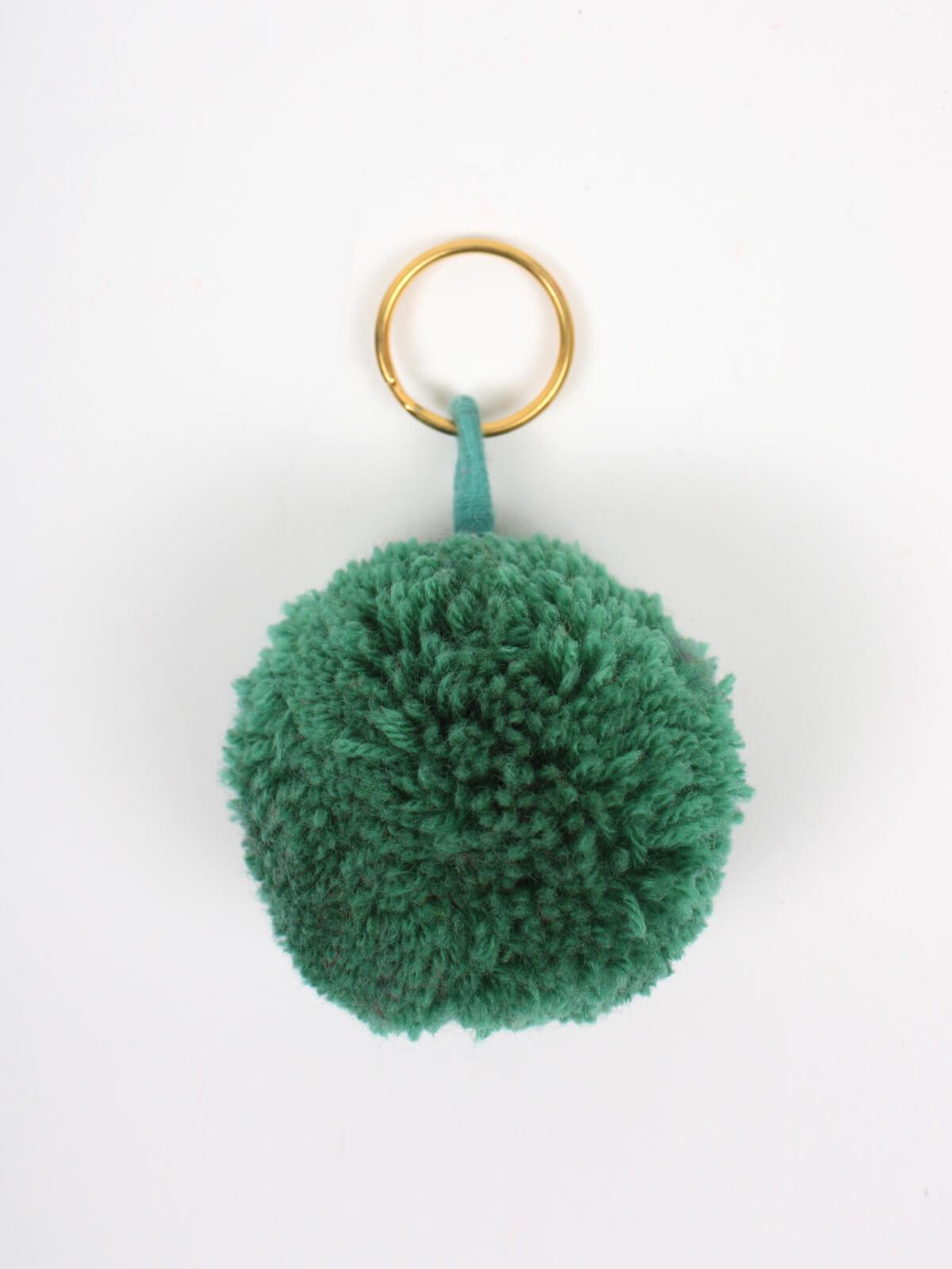 Cute Pom Pom Keychains for Women - Soft Fluffy Key Rings with Metal Hook - Perfect for Backpacks, Handbags, and Gift Giving