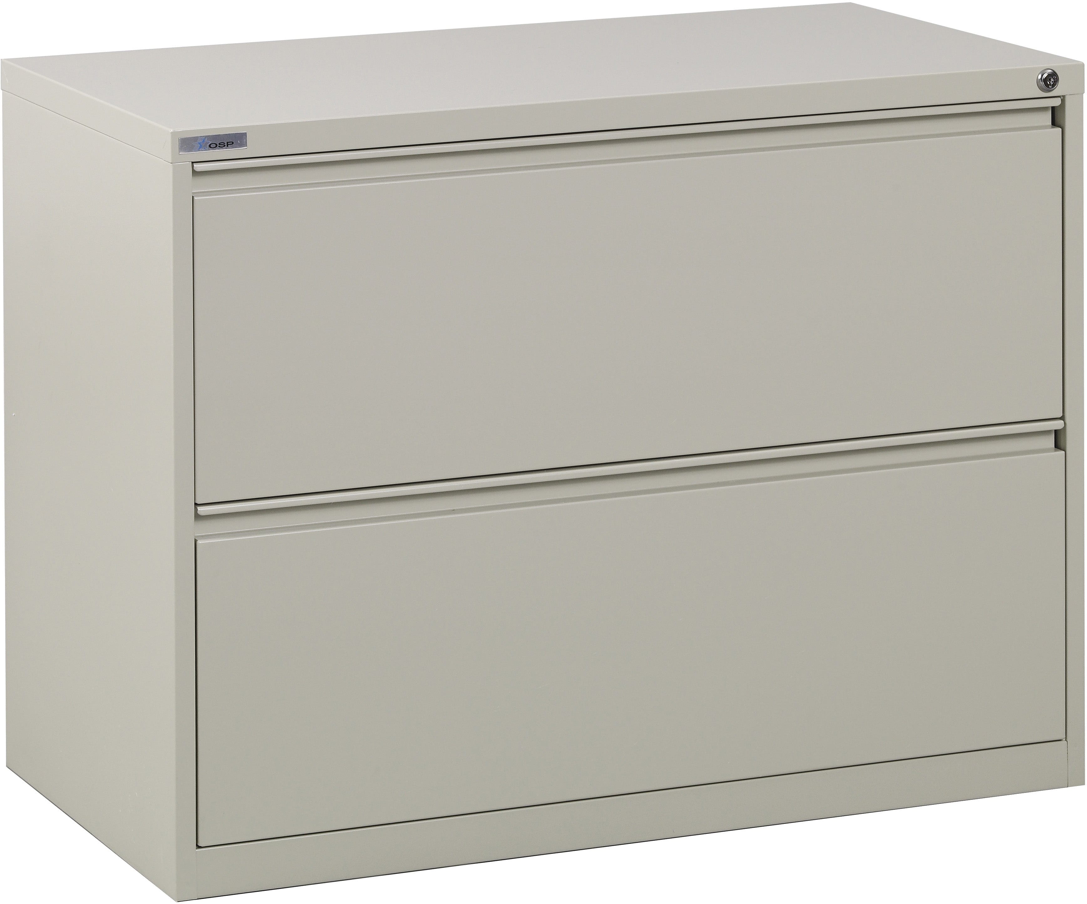 Office Star 2-Drawer Lateral File Cabinet - Metal File Storage Organizer for Office & Home - Perfect for Documents, Folders & Office Supplies Organization