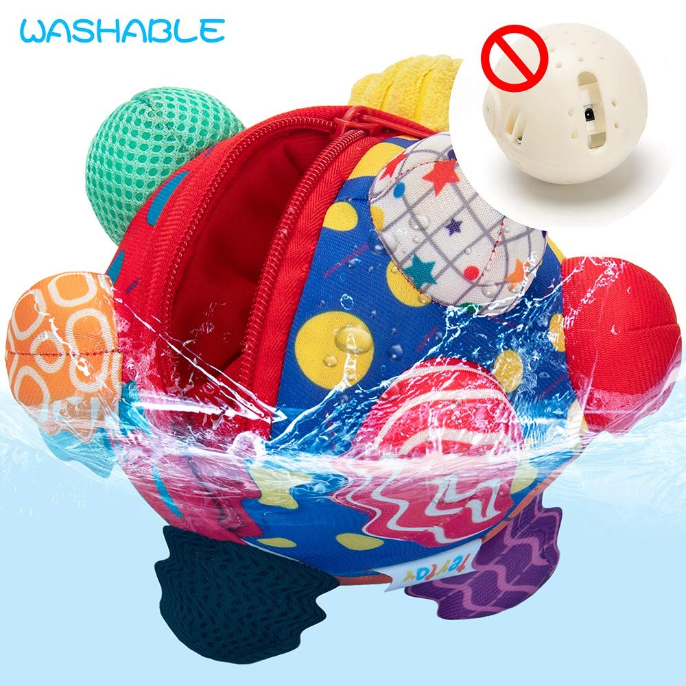 Baby Musical Shake & Dance Ball Toy - Soft Sensory Developmental Bumpy Ball for Infants & Toddlers - Motor Skills Learning Toy for Early Childhood Development - Perfect for Playtime, Nursery & Sensory Play Activities