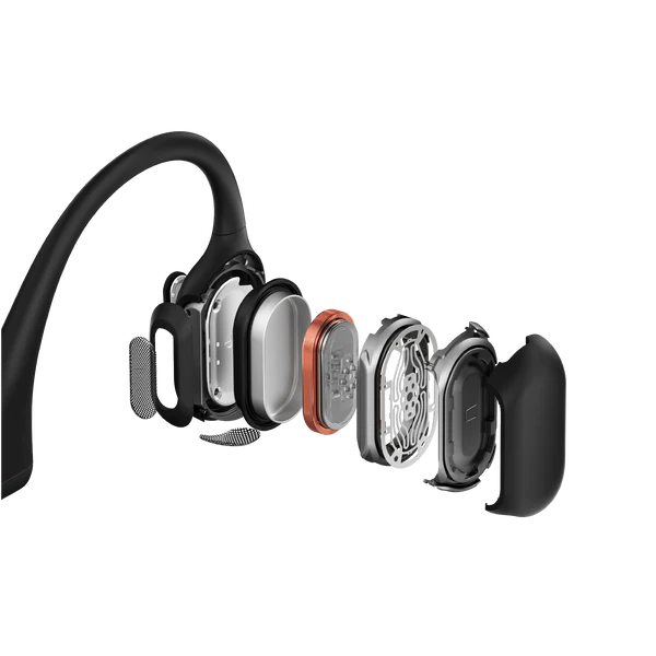 Shokz OpenRun Pro Bone Conduction Headphones - Wireless Bluetooth Sports Headset for Running, Cycling & Workouts - Sweatproof & Lightweight - Black