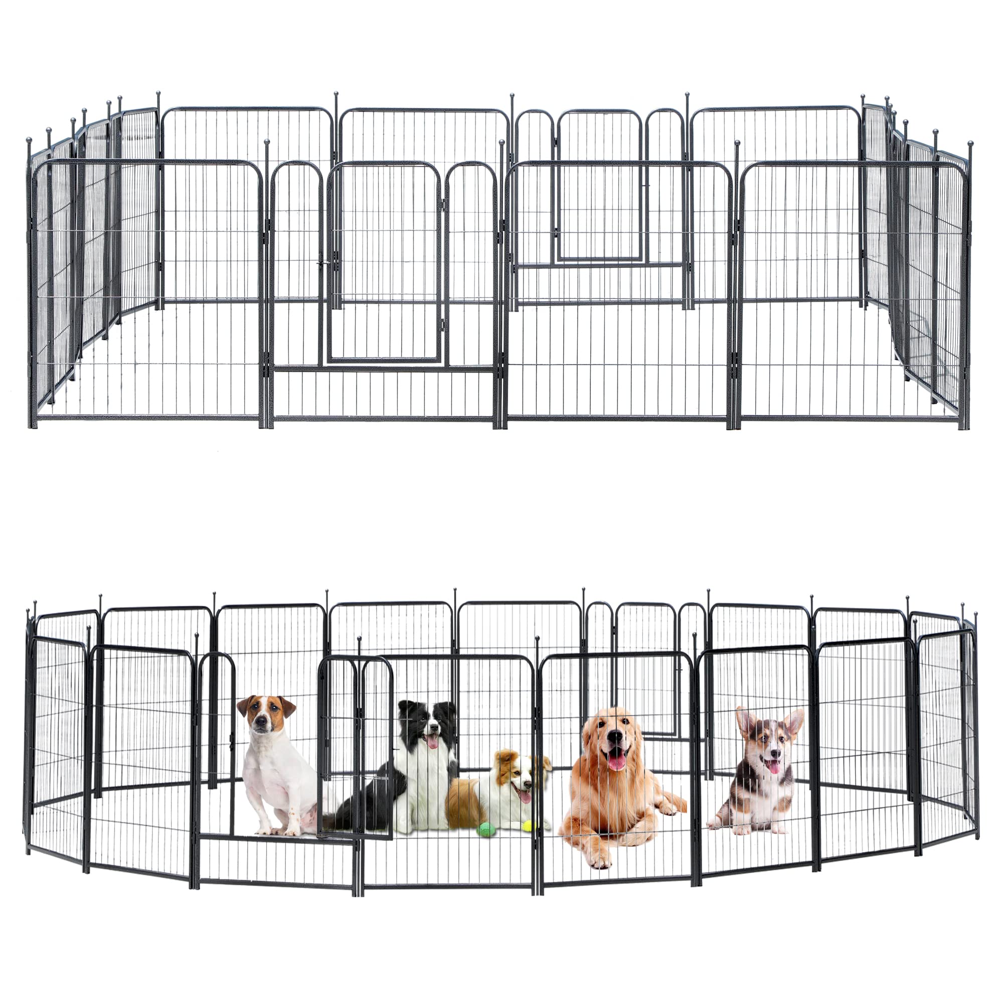 Pet Playpen for Dogs - 14/16/20 Panel 32