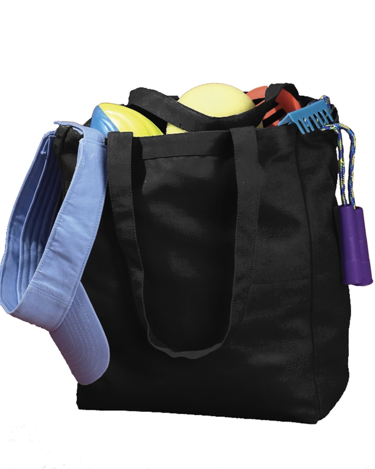 BAGedge BE008 Canvas Book Tote Bag - Large Durable Canvas Tote for Women, Work, School & Travel - Stylish Book Tote Purse for Everyday Use, Shopping & Beach