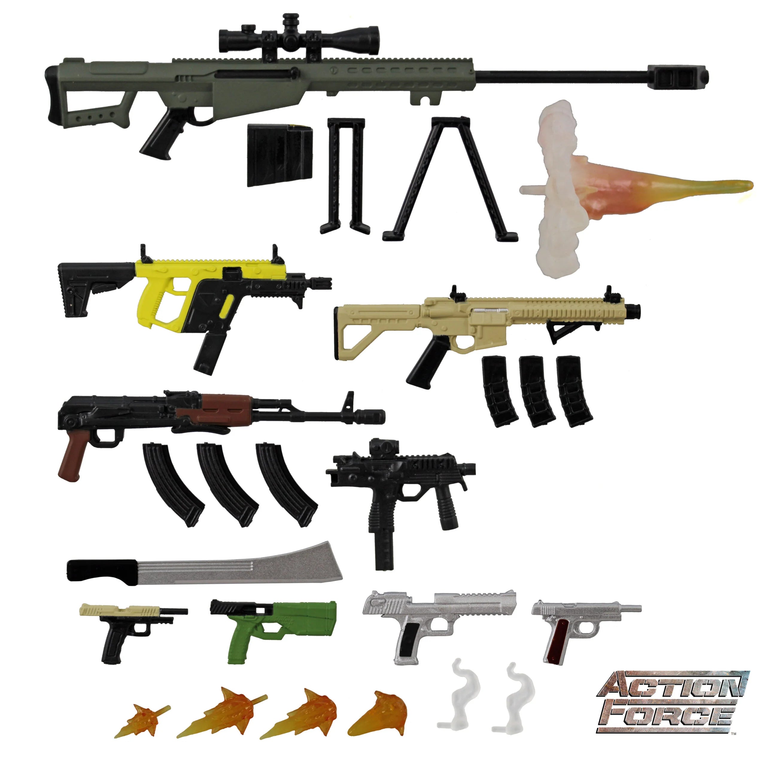 Action Force Weapons Pack Foxtrot - Tactical Accessory Set for 6-Inch Action Figures | Military & Combat Toy Accessories for Collectors & Role Play Scenes