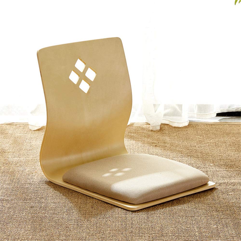 Comfortable Tatami Floor Chair - Japanese & Korean Style Backrest Legless Chair for Dorm, Bedroom & Bay Window | Perfect for Relaxing, Reading & Small Space Living