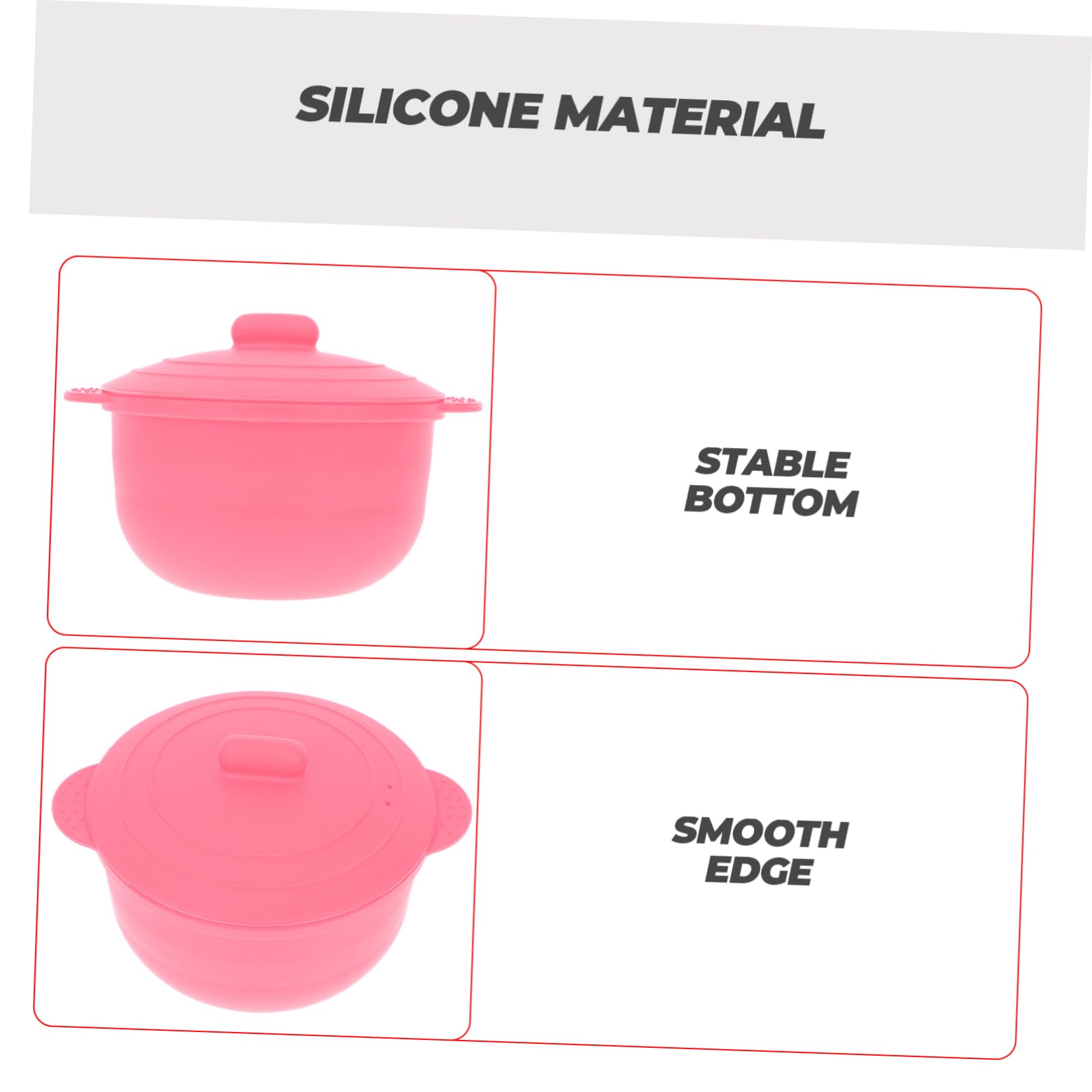 2pcs Portable Silicone Wax Melter Bowl - Travel Wax Heater for Hair Removal & Toiletry Supplies - HONMEET Wax Melting Container for DIY, Salon & Home Use