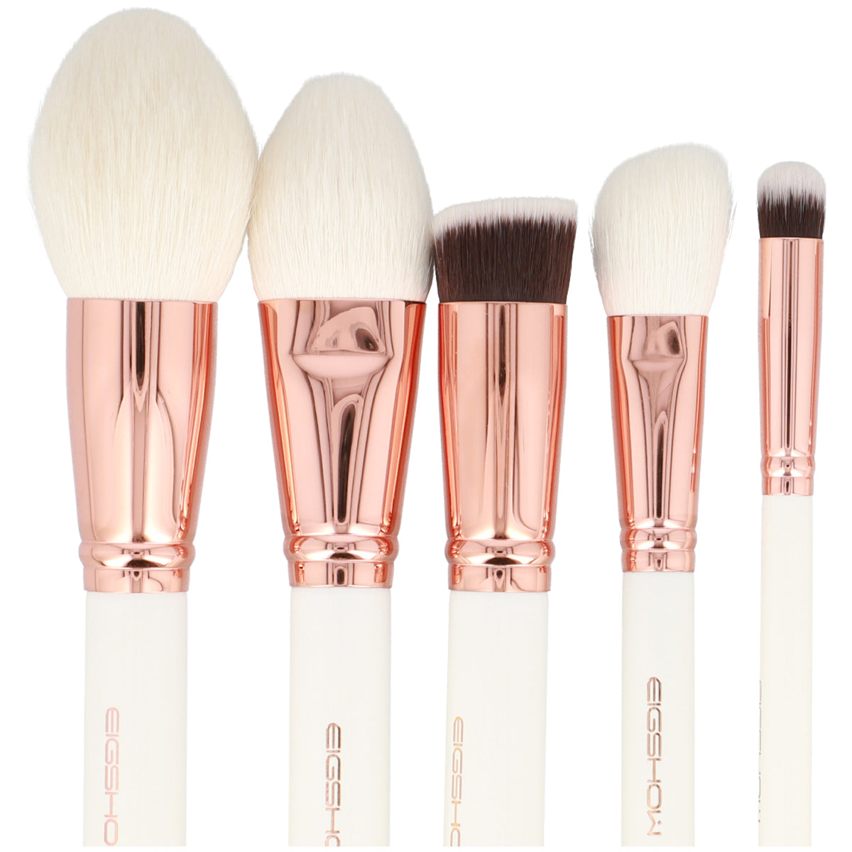 Master Series Classic Rose Gold Makeup Brush Set - 12 Piece Professional Cosmetic Brushes for Foundation, Blending, Contouring | Perfect for Everyday Makeup & Professional Artists