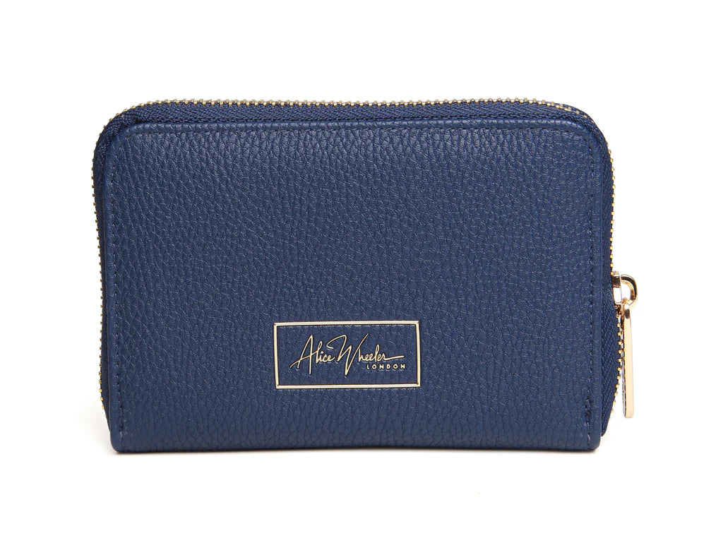 Alice Wheeler Bromley Purse - Navy Blue Leather Crossbody Bag for Women | Stylish & Durable Handbag for Work, Travel & Everyday Use