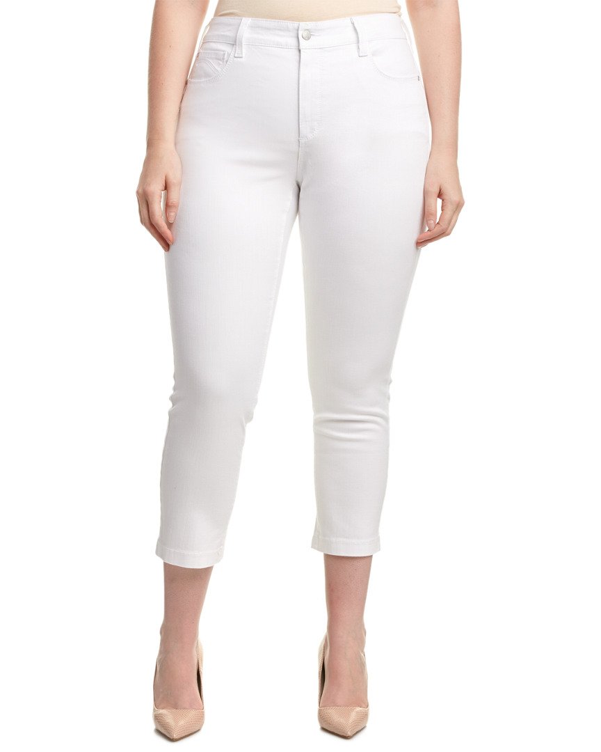 NYDJ Women's Plus Size Audrey Ankle Fine Line Jeans - Stretch Denim Skinny Jeans for Curvy Women | Perfect for Work, Casual Outings & Date Nights