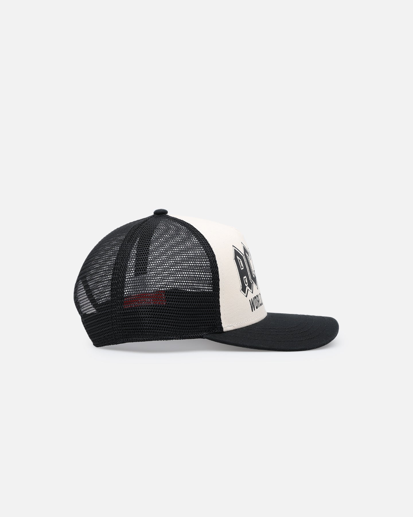 American Needle Sinclair Trucker Snapback Hat - Black/Ivory Adjustable Baseball Cap for Men & Women | Perfect for Casual Wear, Sports & Outdoor Activities