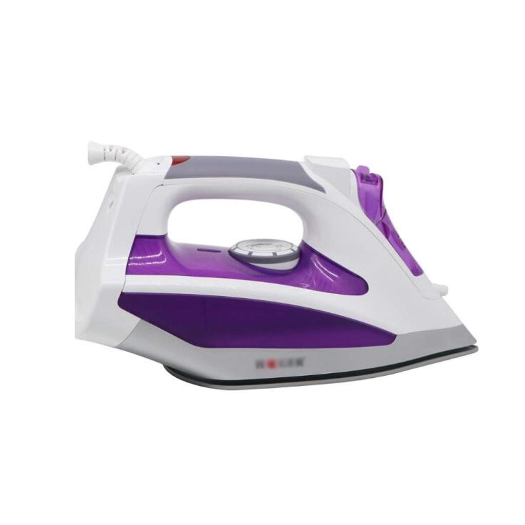 **Jiji Steam Iron - Adjustable Ceramic Soleplate Electric Iron for Clothes, Home & Travel Use - Fast Heating, Anti-Scratch, Easy Glide - Perfect for Wrinkles Removal & Garment Care (Purple)**