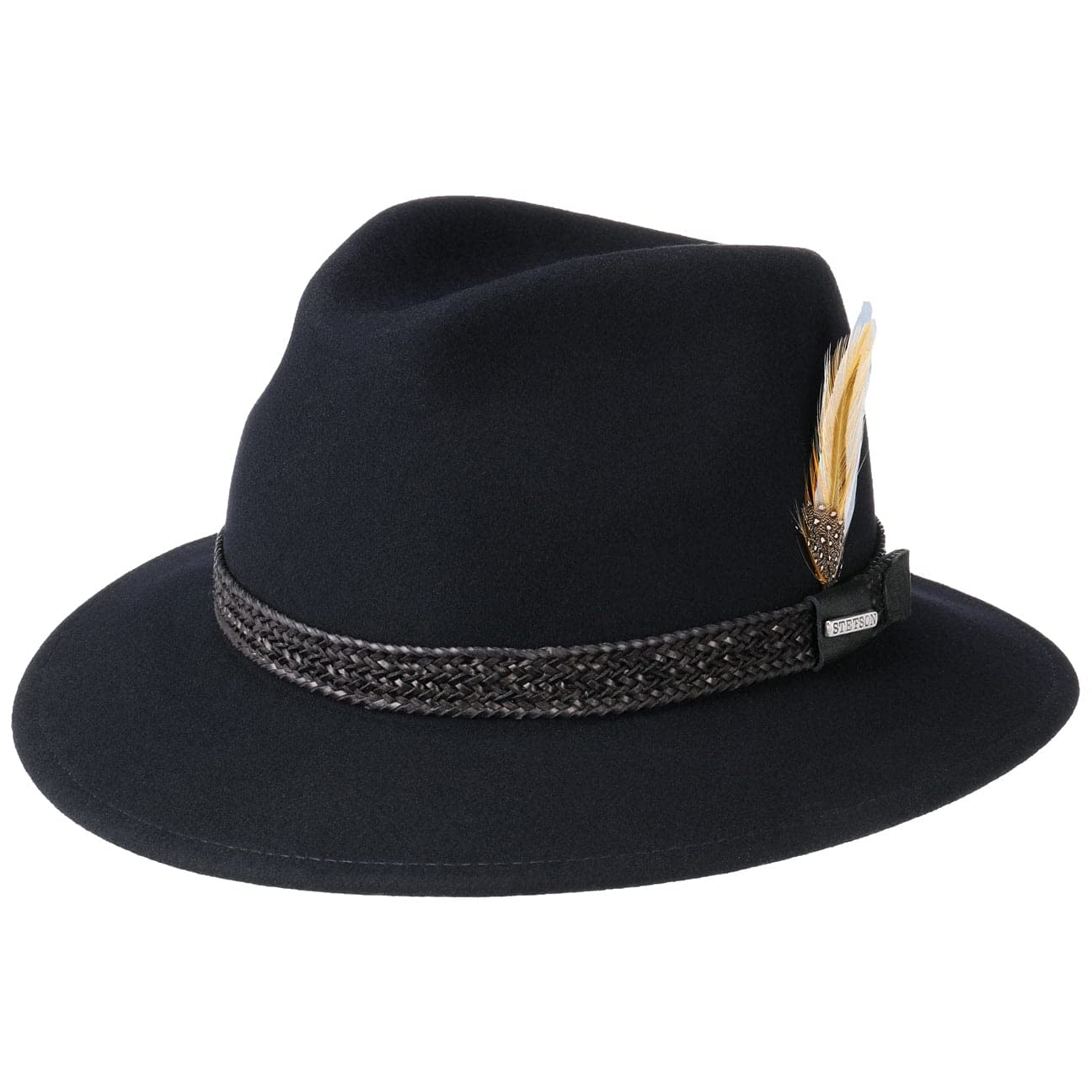 Stetson Hetherton Traveller VitaFelt Hat for Men - Premium Made in USA Fedora - Perfect for Outdoor Adventures, Travel & Casual Wear