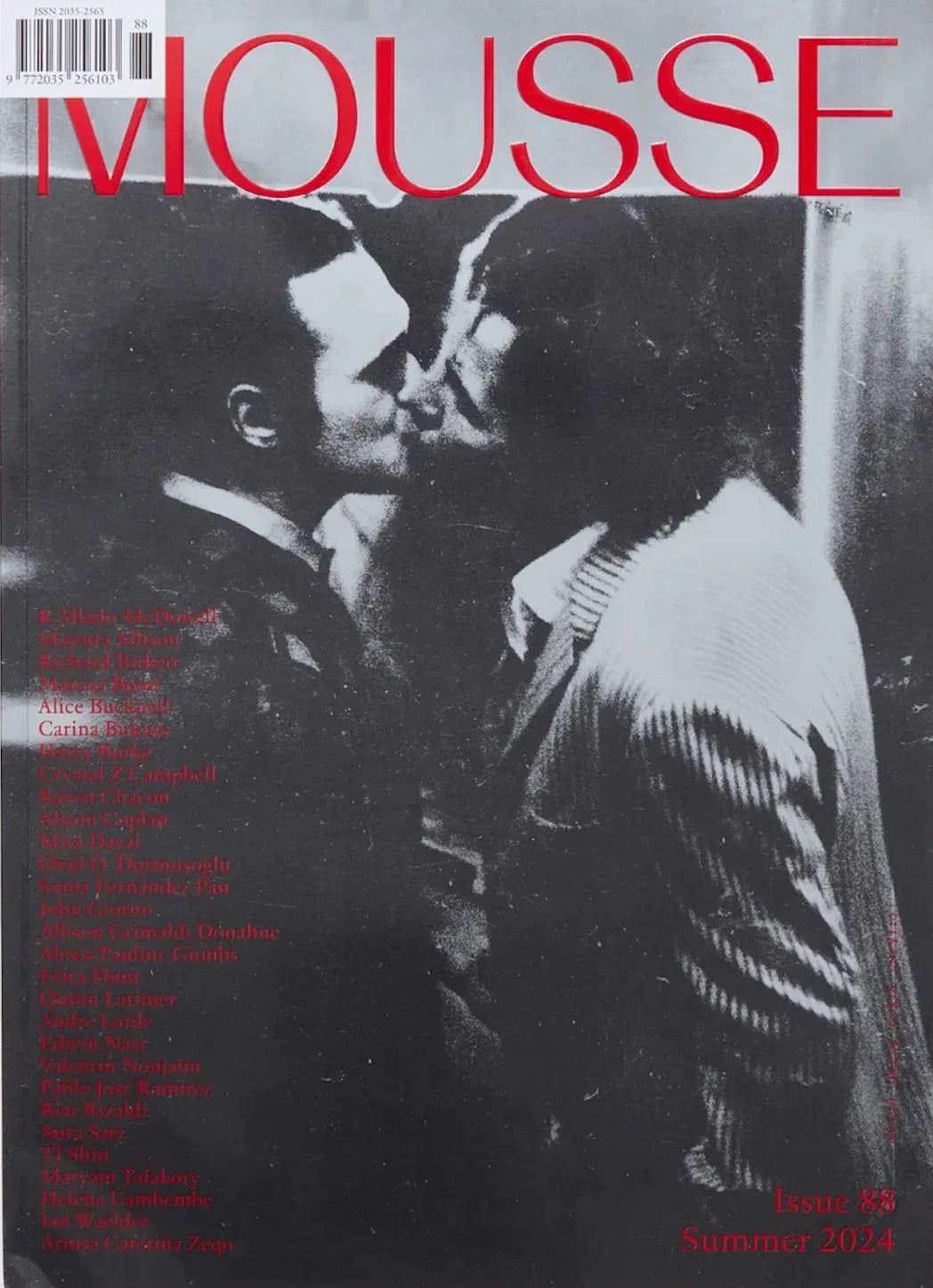 Mousse Magazine Issue 88: Summer 2024 Edition - Contemporary Art & Culture Publication for Collectors, Artists & Designers | Perfect for Coffee Table Displays & Creative Inspiration