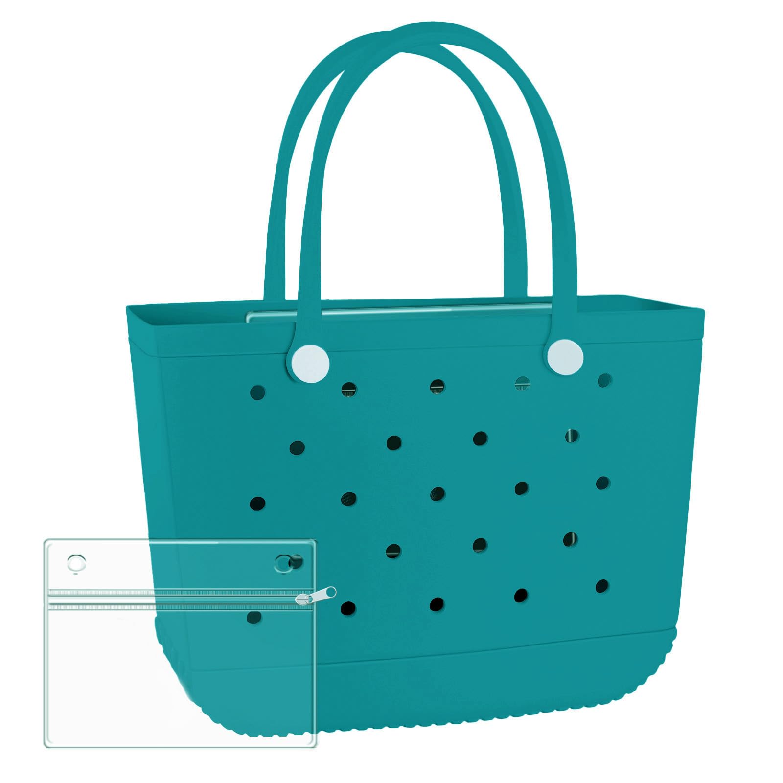 The Unforgettable Beach Adventure with Our Waterproof Rubber Tote Bag