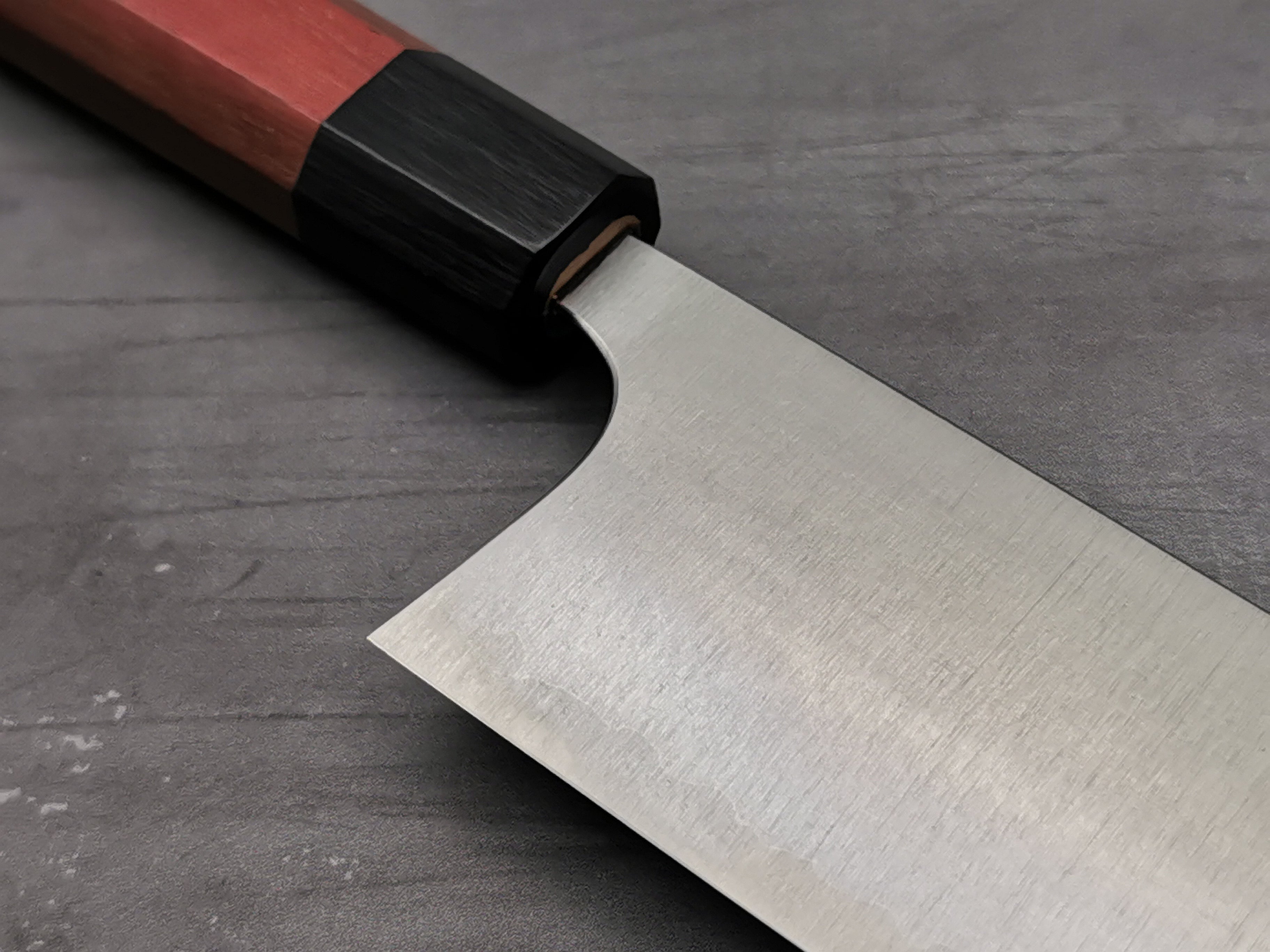 Premium Japanese Koutetsu Type 3 AS Nakiri Knife - High Carbon Steel Kitchen Knife for Professional Chefs & Home Cooking - Perfect for Slicing Vegetables, Herbs & Boneless Meat