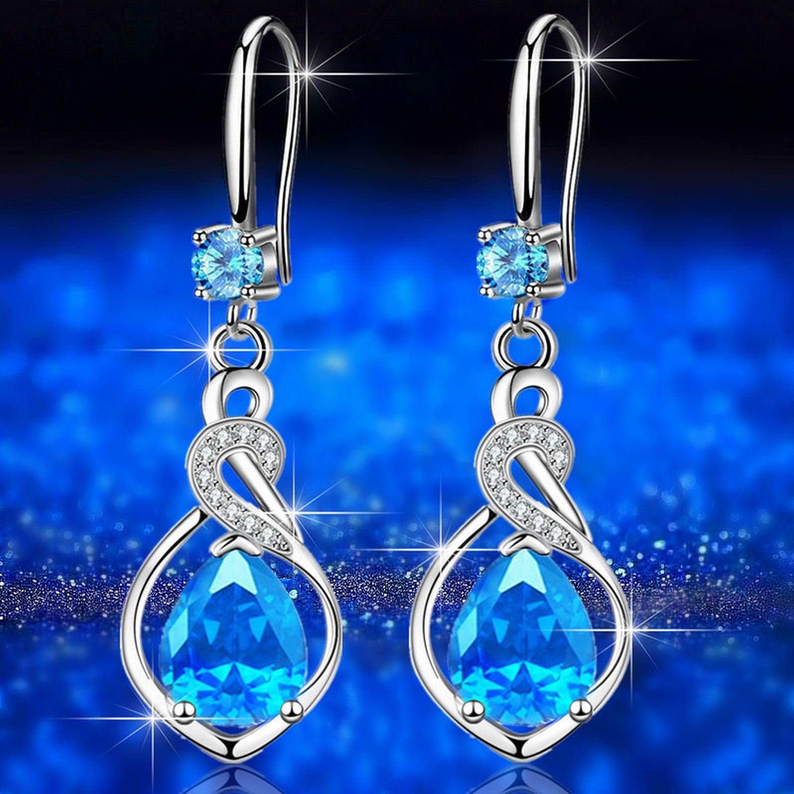 925 Sterling Silver Pearl Drop Earrings for Women - Elegant Dangle Pearl & Diamond Jewelry | Perfect for Weddings, Parties & Special Occasions