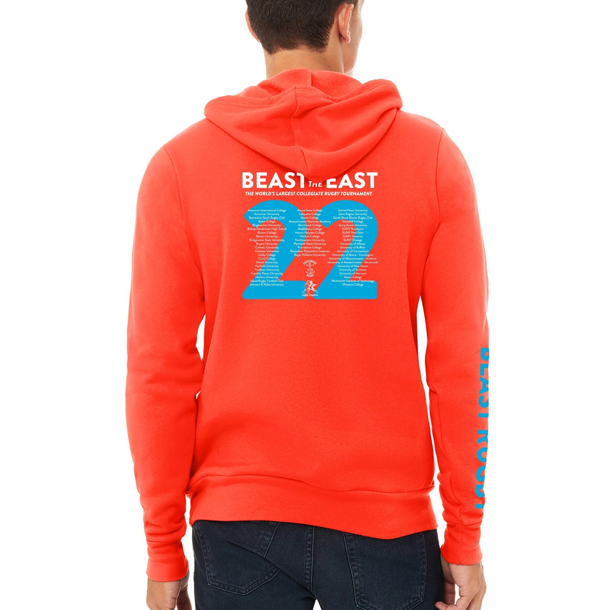 BOE '22 Hard Rugby Hoodie - Durable & Stylish Men's Pullover for Sports & Casual Wear - Perfect for Rugby, Football, and Outdoor Activities