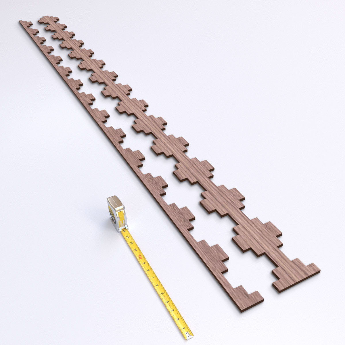 Adjustable Wood Slat Wall Kit - Modern Acoustic Panel for Home & Office Decor | DIY Room Divider & Soundproofing Solution