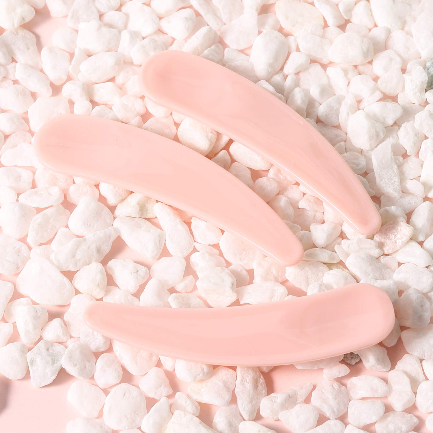100 Pcs 20g Plastic Cosmetic Sample Jars with Lids & 10 Mini Makeup Spatulas - Refillable Travel-Size Containers for Lip Scrub, Skincare Creams, DIY Beauty Products - Pink (Perfect for Salons, Home Use & Travel)
