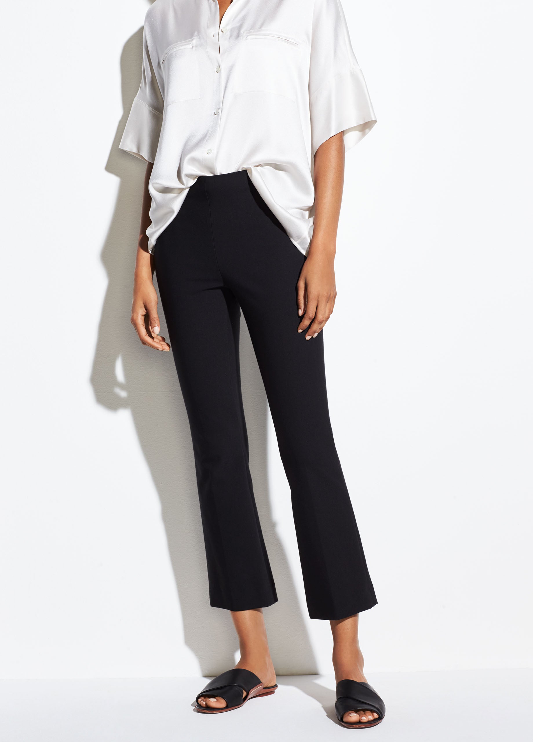 Black High Waisted Flare Leggings for Women - Yoga, Workout & Lounge Wear