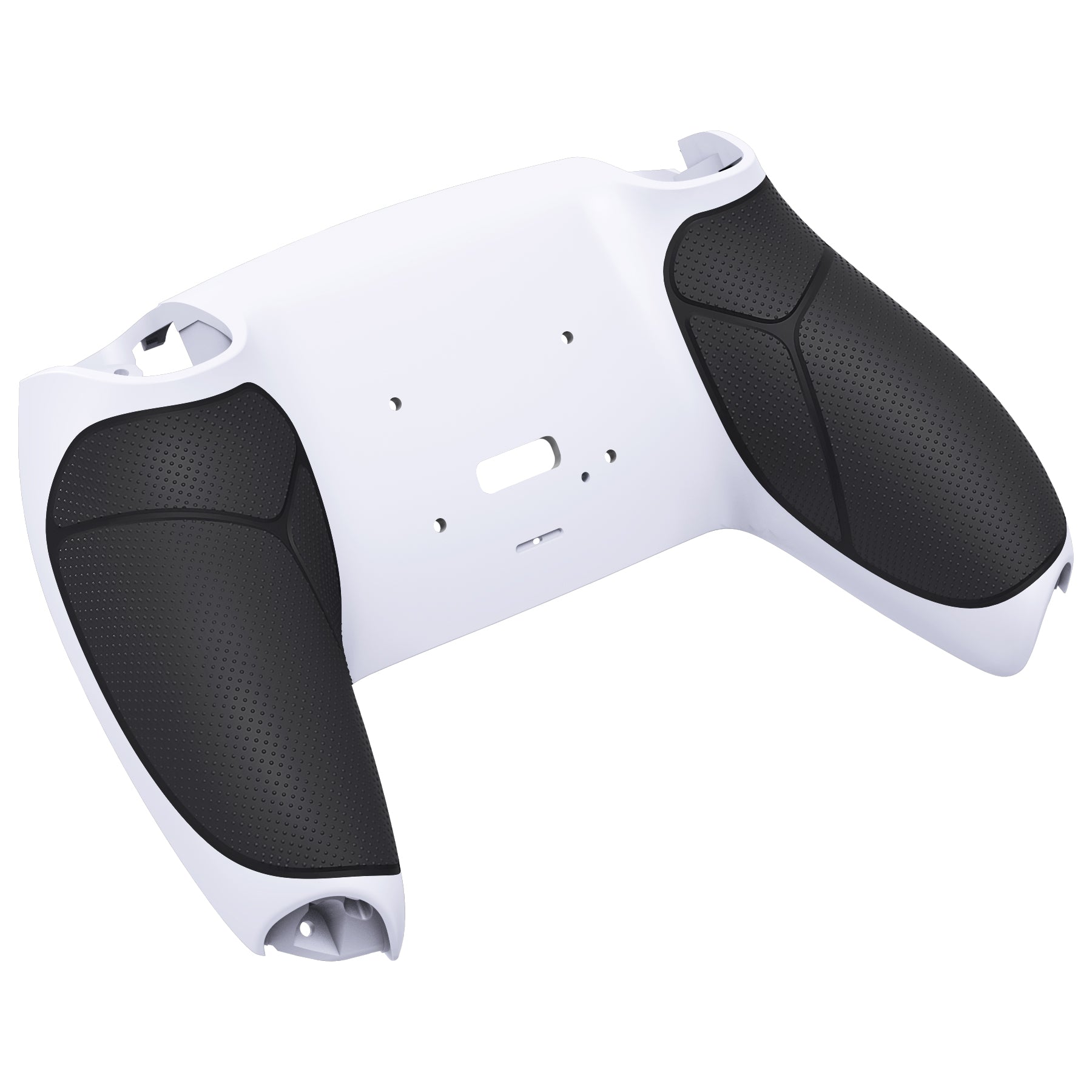 eXtremeRate Performance Grip - Redesigned Back Shell for PS5 Controller | Compatible with eXtremeRate RISE Remap Kit | Rubberized Black & White | Enhanced Gaming Comfort for Long Sessions