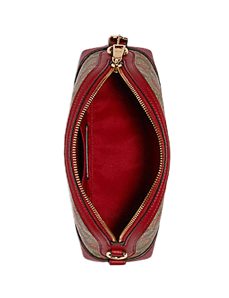 Coach Dome Crayon Hearts Love Signature Canvas Crossbody Bag - Stylish Women's Shoulder Purse for Date Night, Shopping & Travel Accessories
