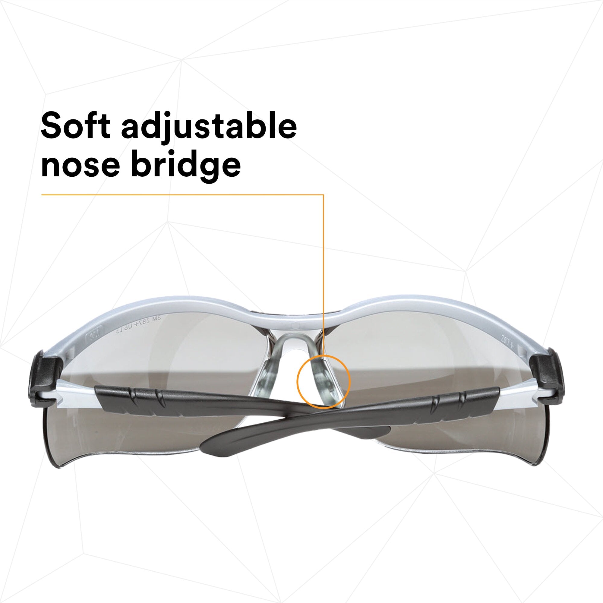 3M BX Protective Eyewear 11381 00000 20 - Grey Anti-Fog Safety Glasses with Silver/Black Frame - Ideal for Construction, Lab Work & Industrial Safety Use