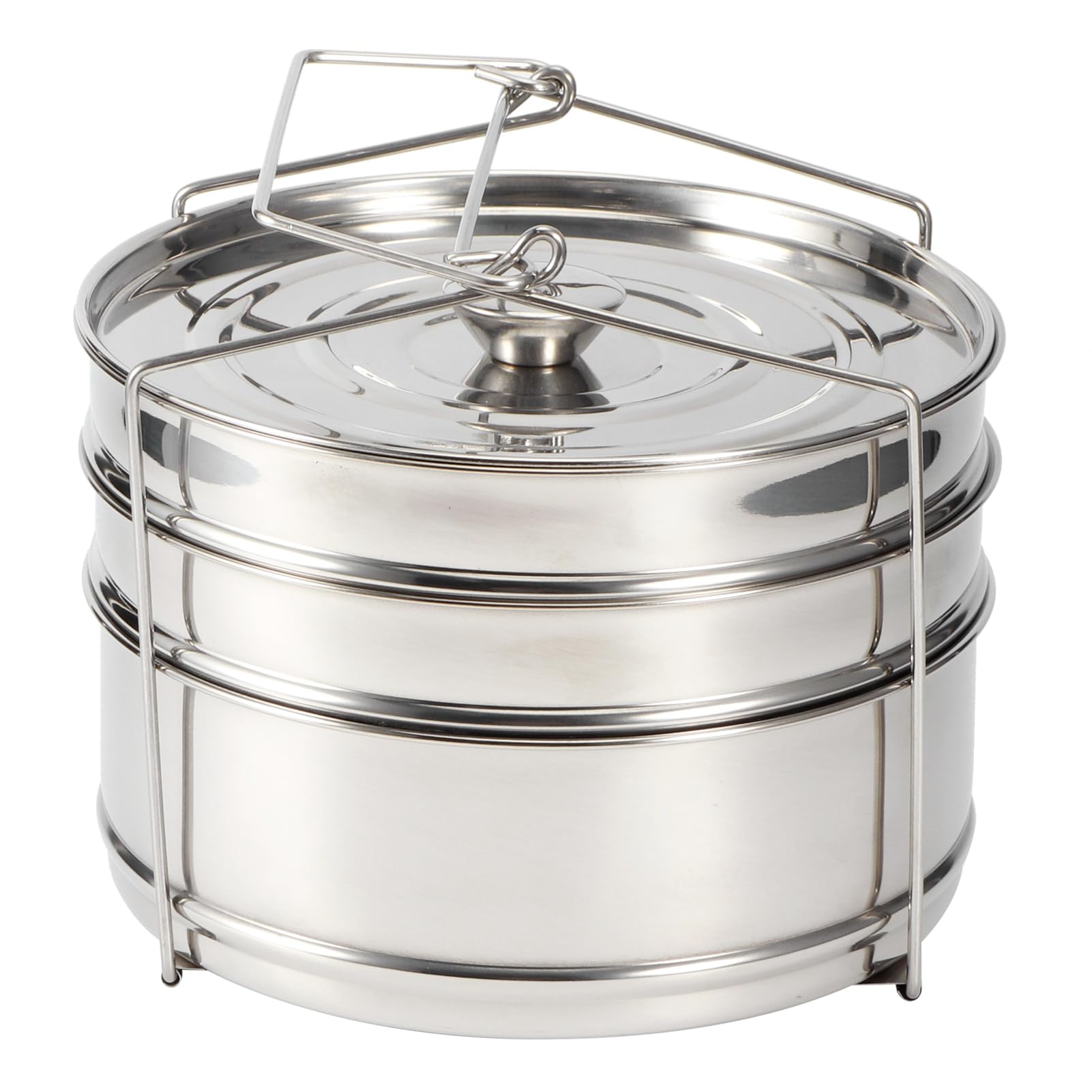 Multi-Function 3-Tier Stainless Steel Stackable Steamer Cooker Pot Set - Pressure Cooker Accessories for Soup, Dumplings & Vegetables | Perfect for Home Cooking & Meal Prep