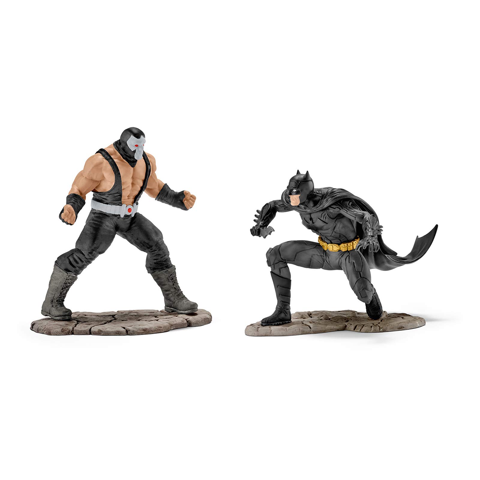Schleich Batman vs Bane Action Figure Set - DC Comics Superhero Collectible Toy for Kids & Adults - Perfect for Playtime, Display & Superhero Battles