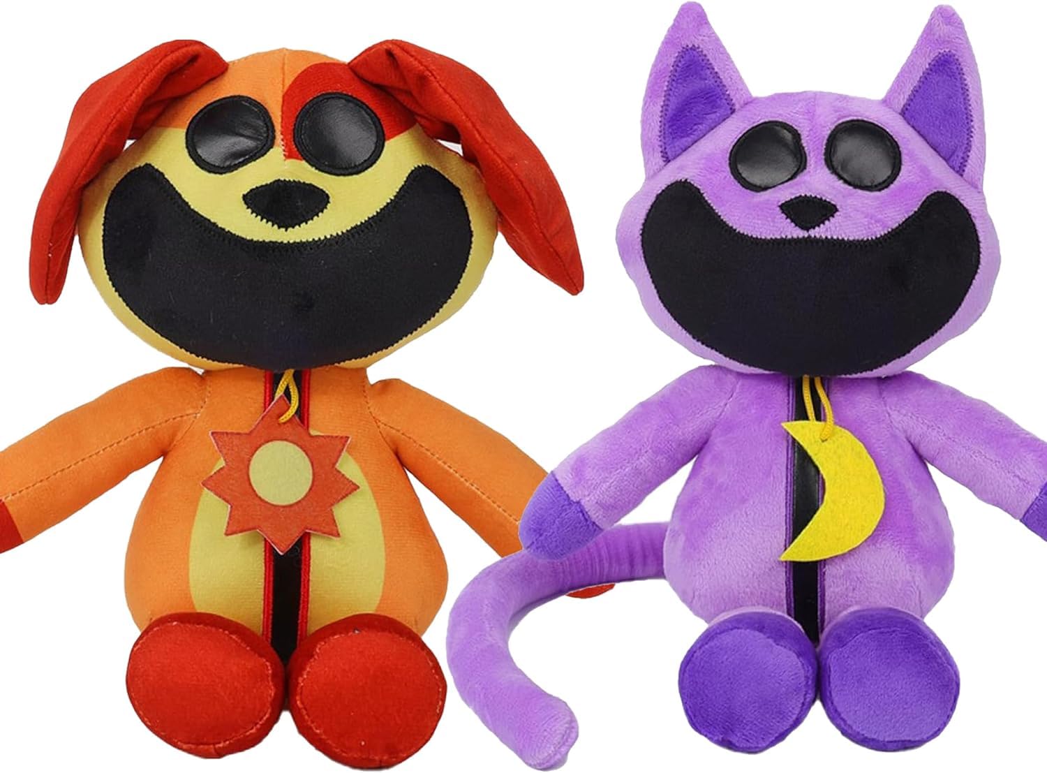 8-Inch Smiling Critters Plush Set - Catnap & Dogday Stuffed Animals, Cute Plush Toys for Fans, Perfect Birthday Gifts & Party Decorations | Great for Kids' Rooms, Collectibles, and Themed Parties