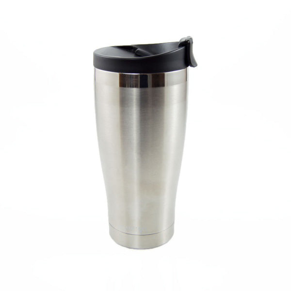 16oz Adventure Travel Mug Tumbler - Insulated Stainless Steel Coffee Cup with Lid for Camping, Hiking & Commuting - Leakproof & Temperature Control