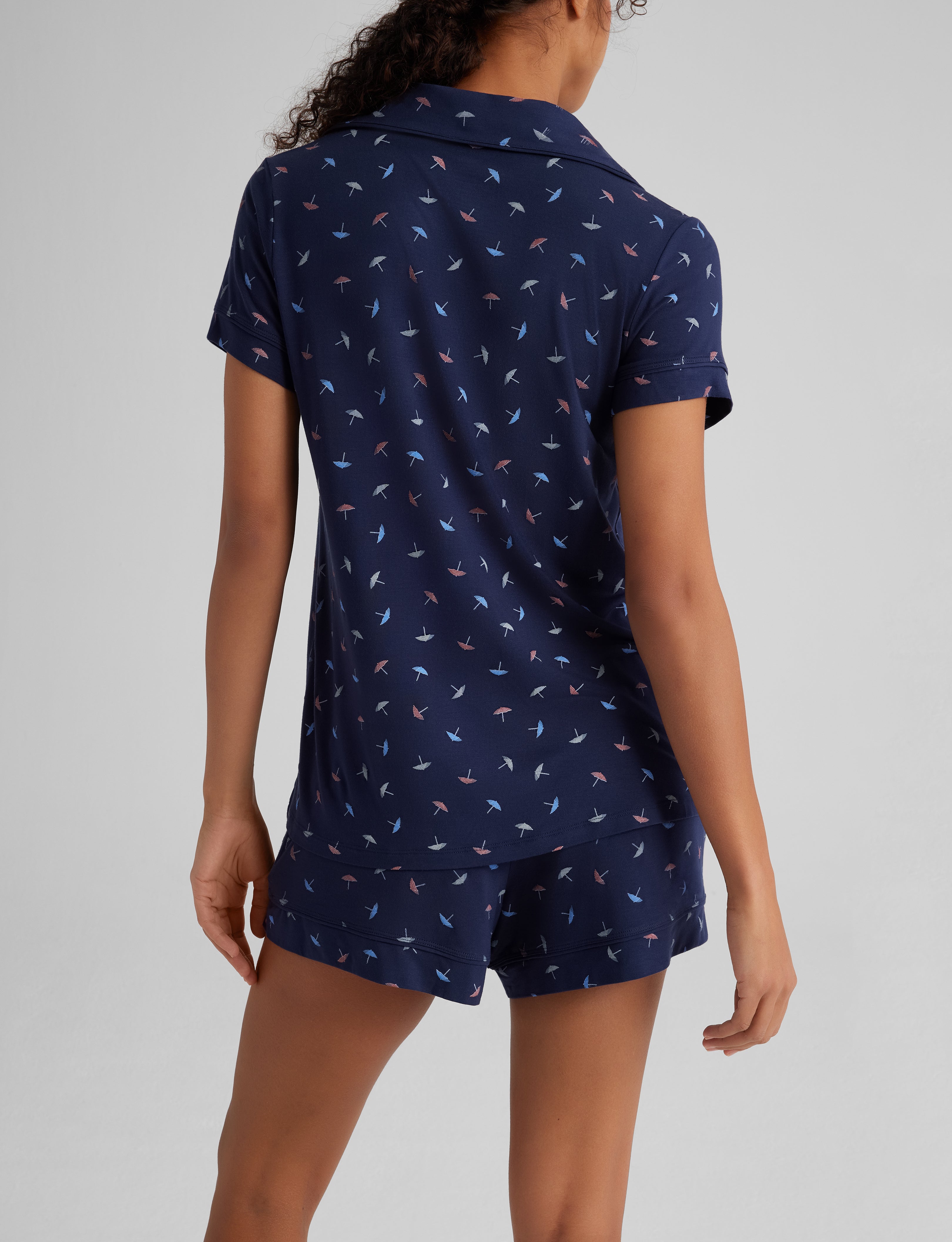 Comfy Women's Pajama Set - Soft Sleepwear Top & Shorts for Lounge & Relaxation at Home | Perfect for Nightwear, Vacation & Cozy Evenings