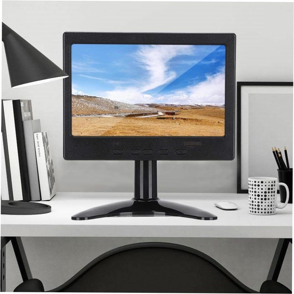 6.2-inch VGA/AV Input Portable PC Monitor - UK Compliant for Gaming, Office Work & Home Entertainment