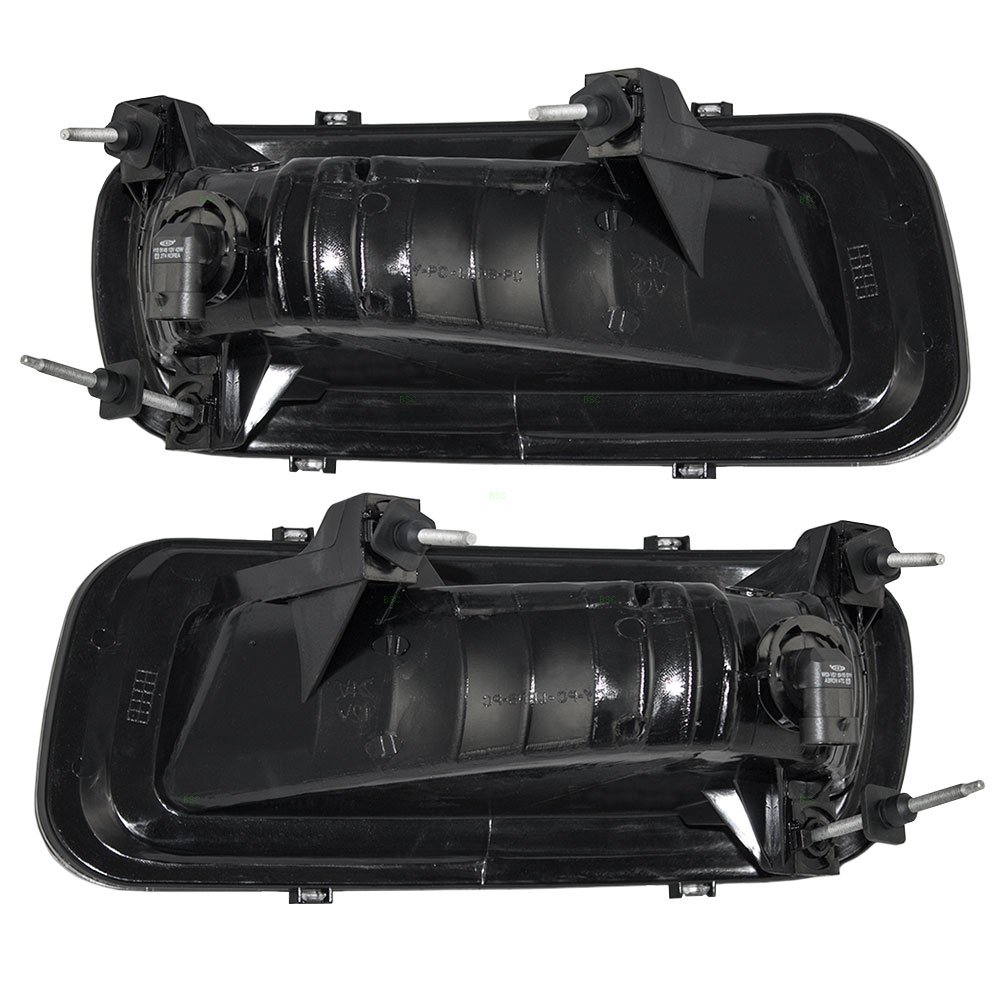 Brock Replacement Fog Lights for 2004-2006 Ford F150 Pickup Truck - Driver & Passenger Side Rectangular Lamps (Compatible with OEM Part Numbers 5L3Z15201A & 5L3Z15200A) - Perfect for Night Driving, Off-Roading, and Enhanced Visibility in Foggy Conditions