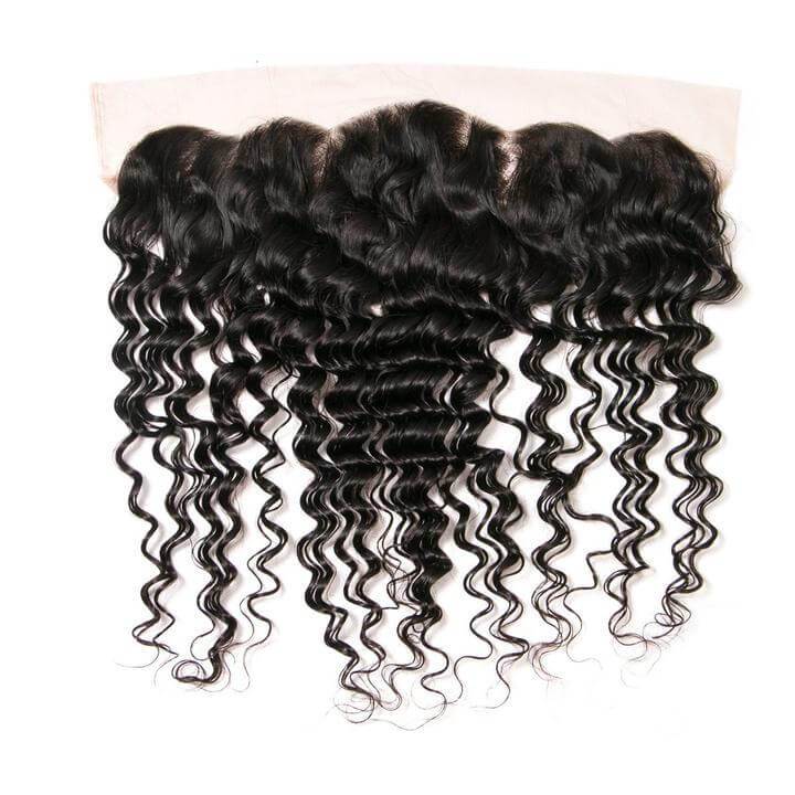 1 Piece Virgin Human Hair 13x4 Lace Frontal - Medium Brown 10-20 Inches | Natural Looking Hairline for Wigs & Extensions | Perfect for Daily Wear, Parties & Special Occasions