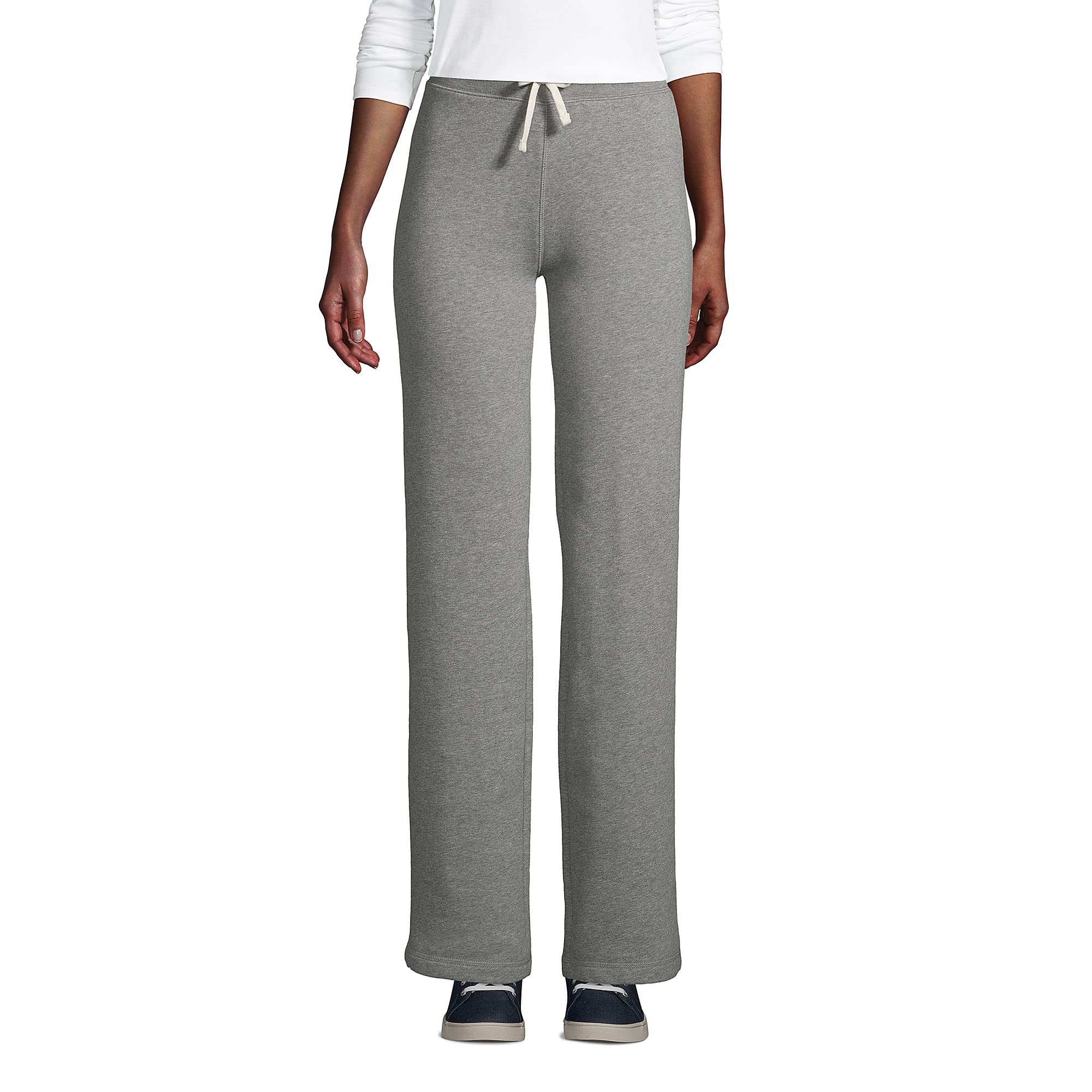 Lands' End Women's School Uniform Sweatpants - Comfortable & Durable for Class, Work & Casual Wear