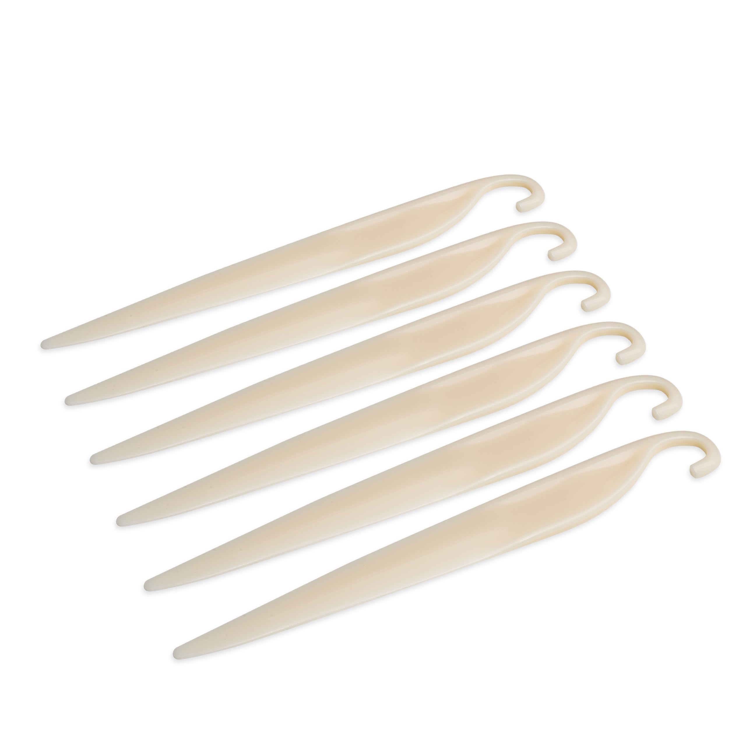 6-Piece Cake Release Tool Set - Plastic Cake Stripping Knife & Cookie Pastry Demoulding Tool - Kitchen Scraper & Butter Cream Spreader for Baking, Decorating, and Cake Making