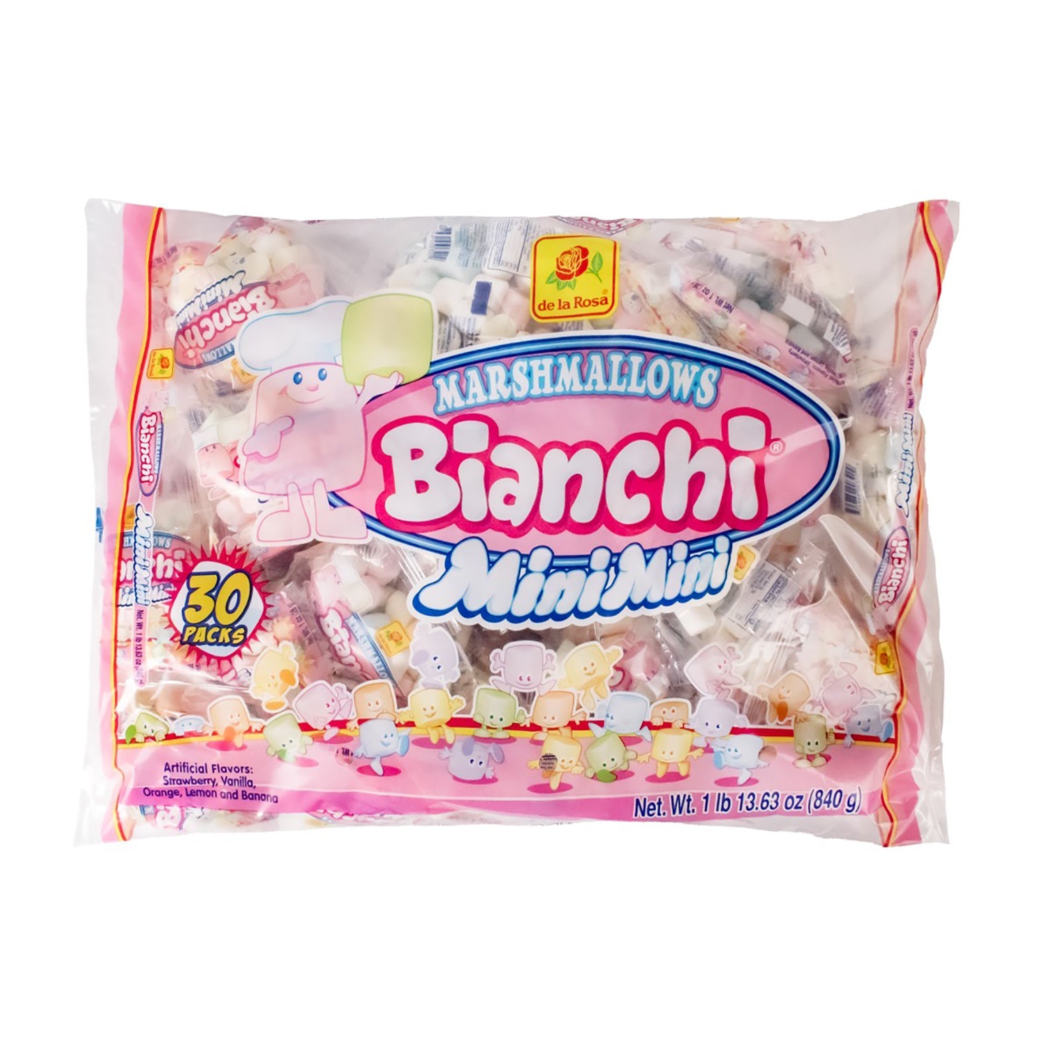 De La Rosa Mini Mini Bombon Mexican Candy | 30ct Bag | Sweet Treats for Parties, Gifts & Snacking