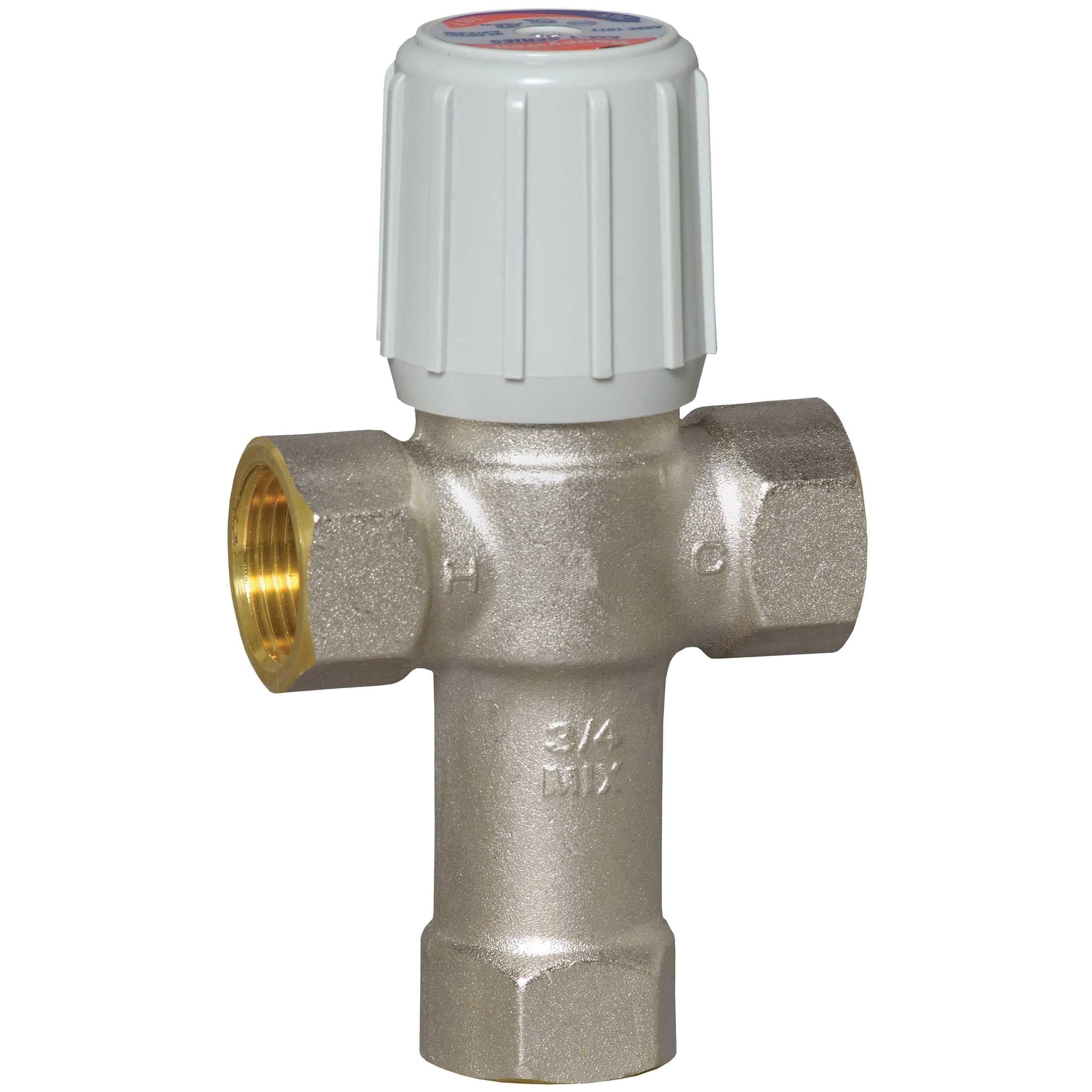 Honeywell Home AM101C 1LF/U Lead-Free 3/4 NPT Mixing Valve for Water Heater & Plumbing Systems - Perfect for Residential & Commercial Use