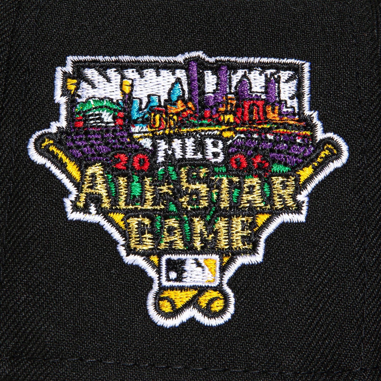 New Era 59Fifty Pittsburgh Pirates 2006 All Star Game Patch Hat - Black & Camo Blur Tree Design | Official MLB Baseball Cap for Men | Perfect for Games, Collecting & Streetwear Fashion