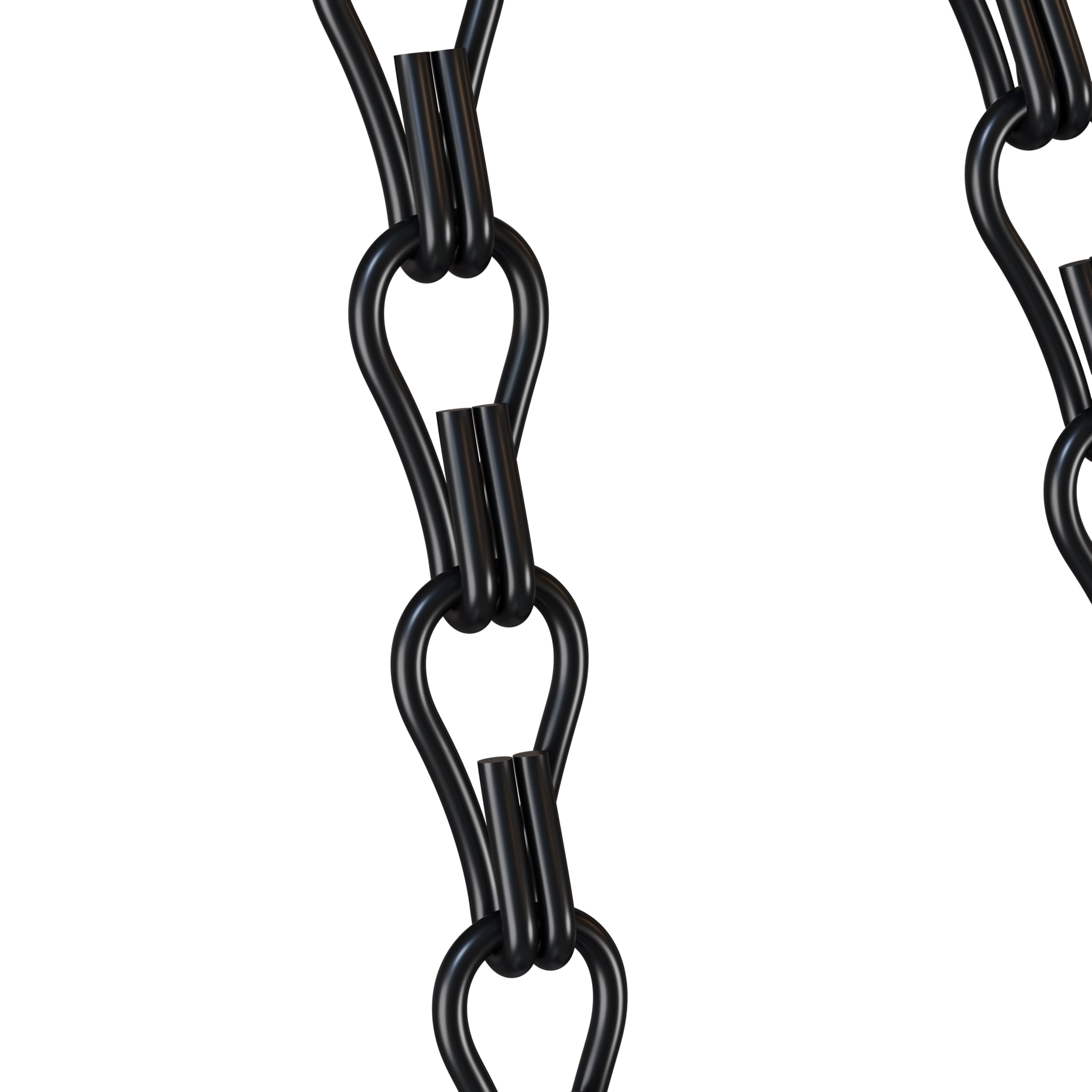 3 Pack 23 Inch Heavy Duty Hanging Basket Chains with Hooks - Black Plant Hangers for Flower Pots, Bird Feeders, Lanterns - Perfect for Indoor/Outdoor Garden Decor, Patio & Balcony Plant Display