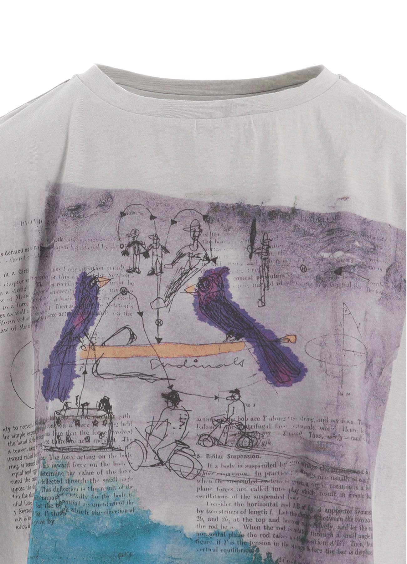 Stylish Cotton Jersey Bird Print French Sleeve Shirt for Women - Casual Summer Tops for Outdoors, Travel & Everyday Wear