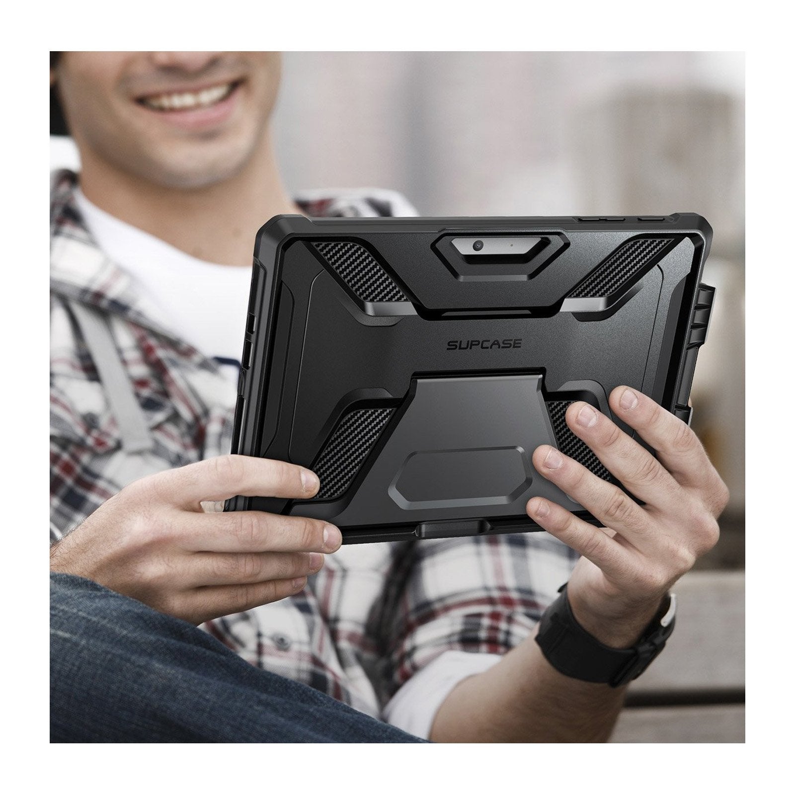 Microsoft Surface Go Unicorn Beetle PRO Rugged Full-Body Protective Case - Shockproof, Drop Protection for Kids & Adults - Perfect for School, Travel & Outdoor Use (Black)