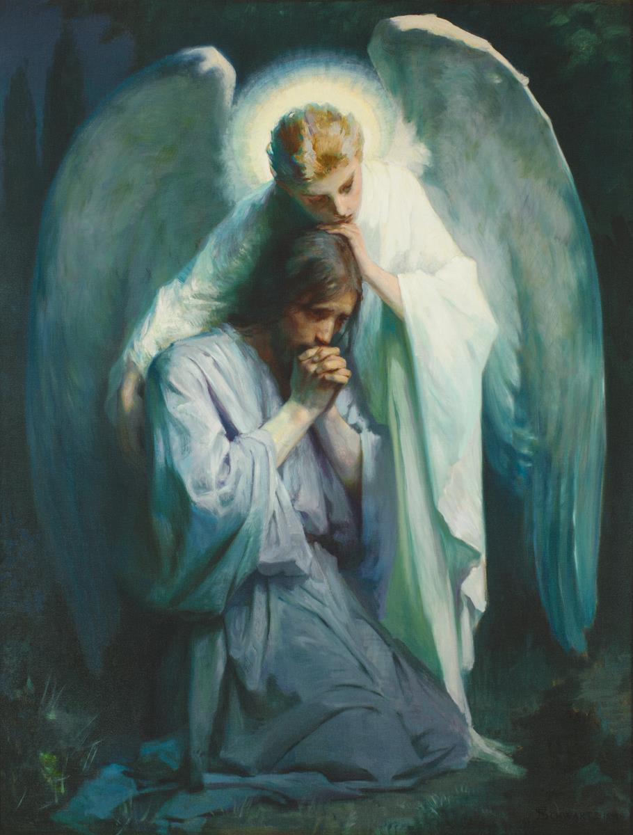 Agony in the Garden - Religious Art Print - Biblical Wall Decor for Home, Church & Office - Jesus Christ Prayer Scene - Christian Gift Idea