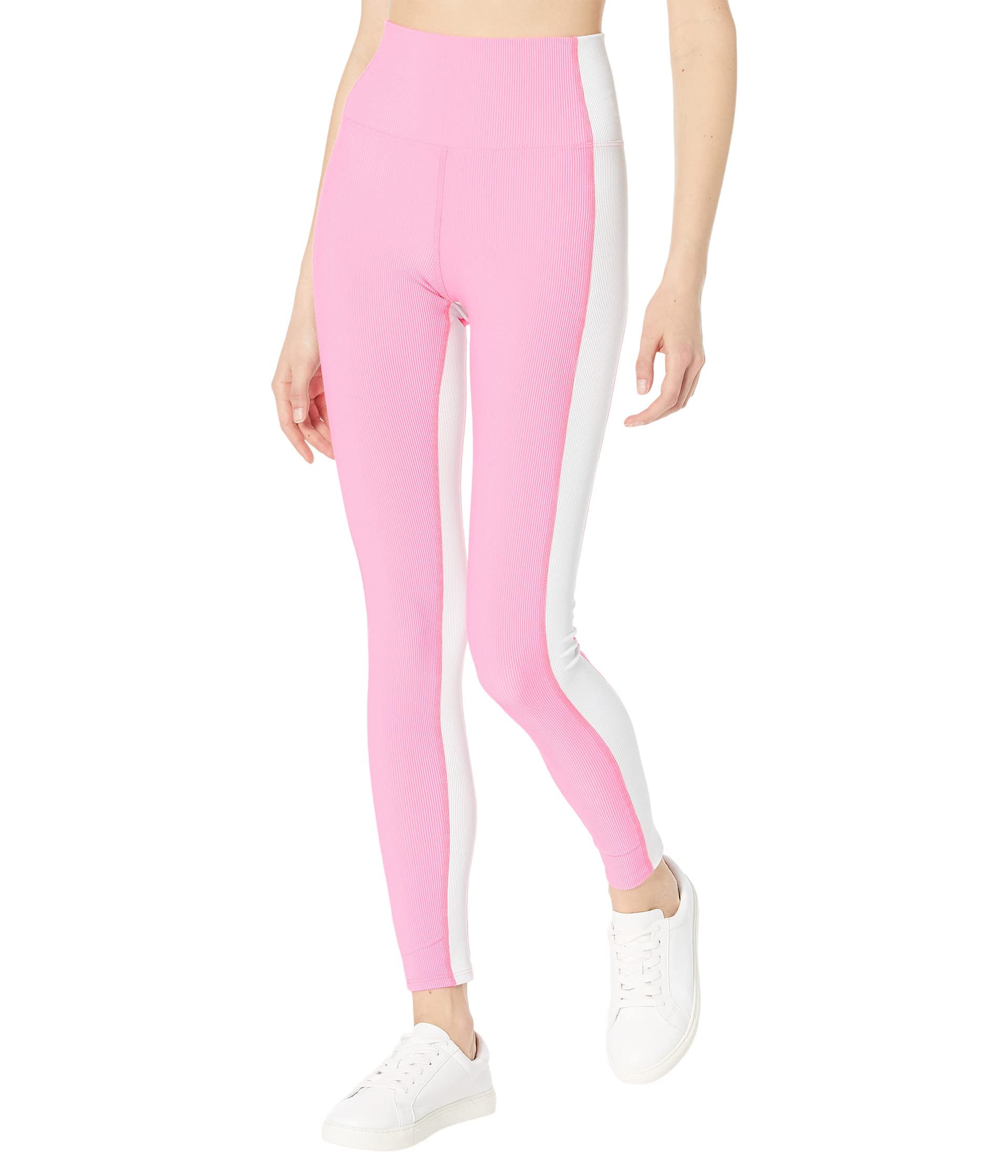 Beach Riot Color-Block Yoga Leggings for Women - High Waisted Workout Pants for Running, Gym & Beach Cover-Up