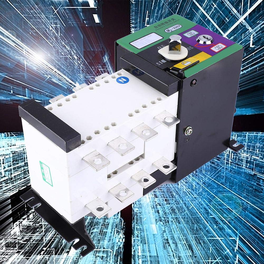 160A 4P Automatic Transfer Switch (ATS) - Automatic Isolation Type Power Transfer Switch for Home Backup, Solar Systems & Emergency Power Supply